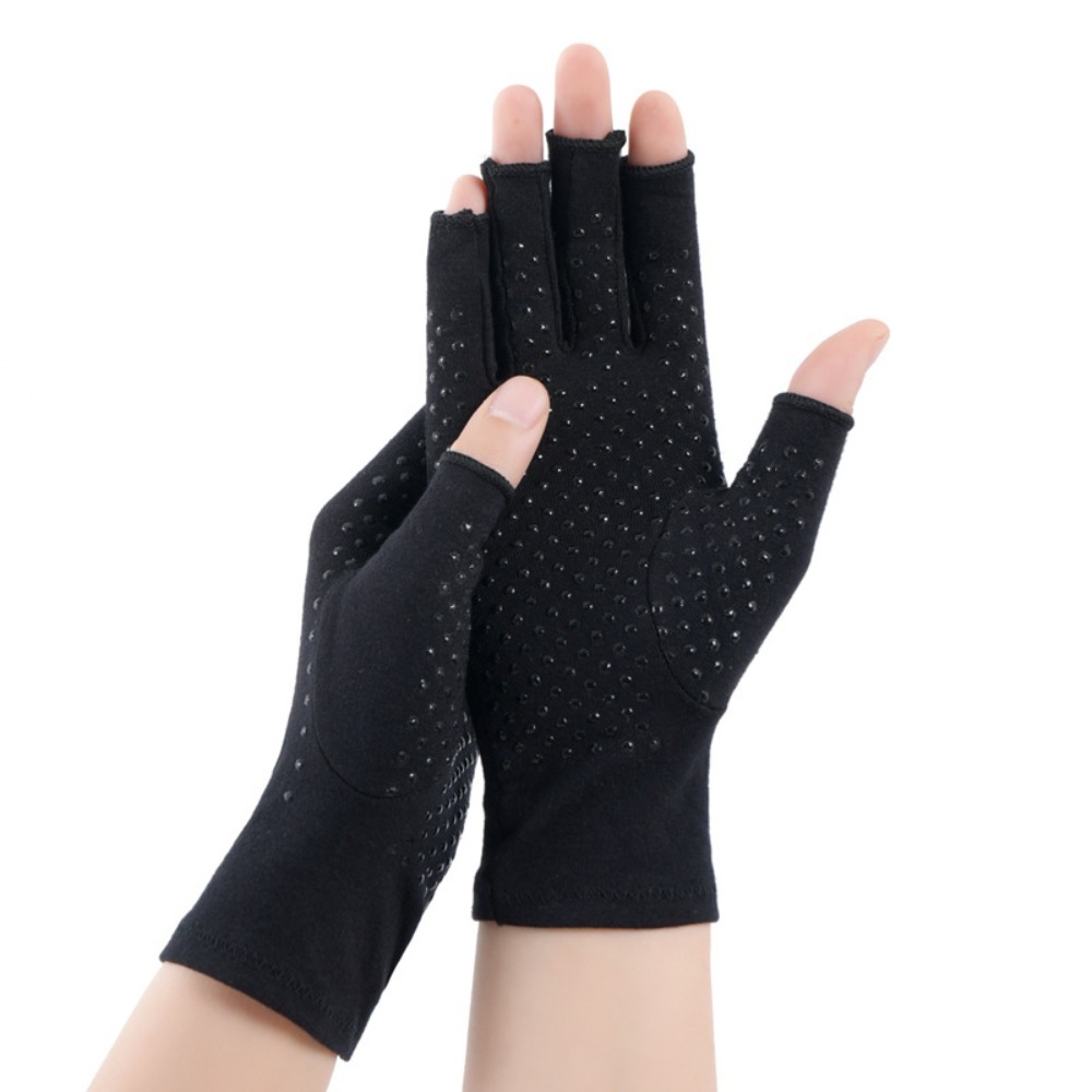 Fingerless Glove Knit - Vingerloze compressiehandschoenen, anti-artritis compressie, gewrichtsondersteuning, polssteunhandschoenen,