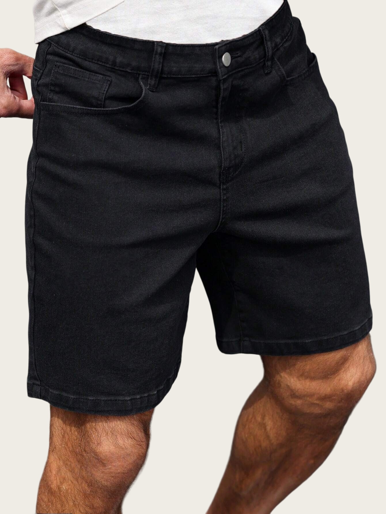 Levis Jeans 501 - Heren pure zwarte slim-fit straight denim