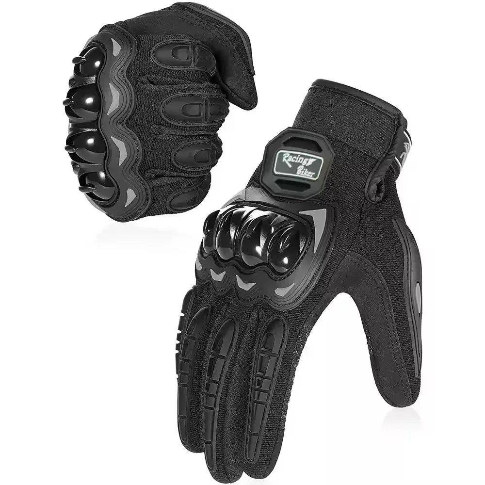 Motorcycle Glove Knuckle - Zomer motorrijhandschoenen Ademend Hard Knuckle Touchscreen