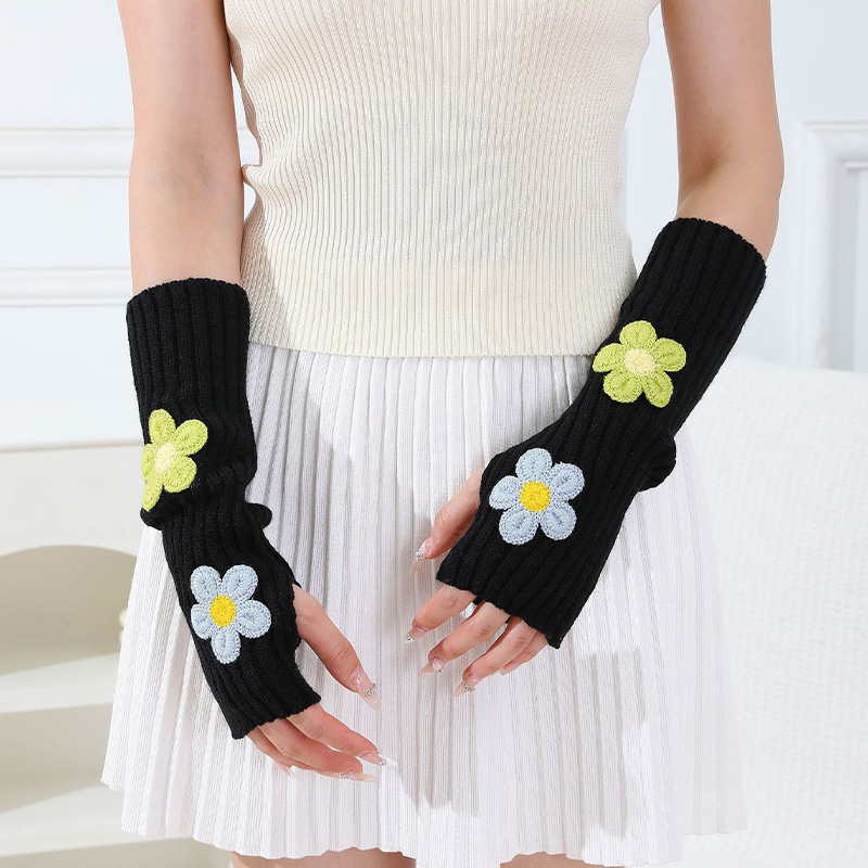 Y2k Accessoires Zoete Roze Blo - Fingerless Glove Knit recensie en prijs