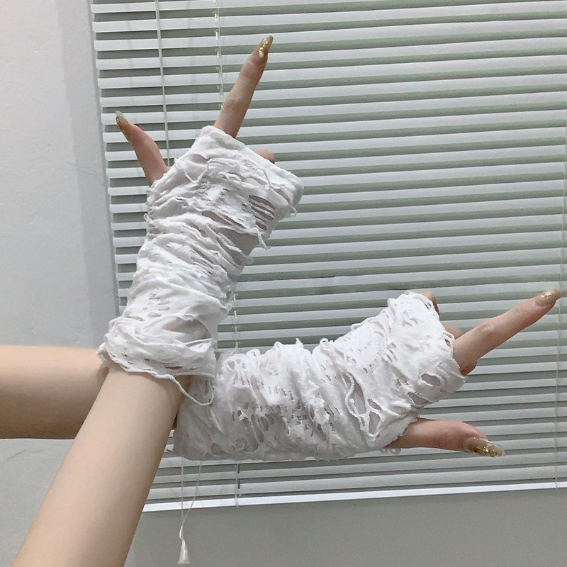 Yueqiu Girl Alt Fashion gesche - Fingerless Glove Knit recensie en prijs